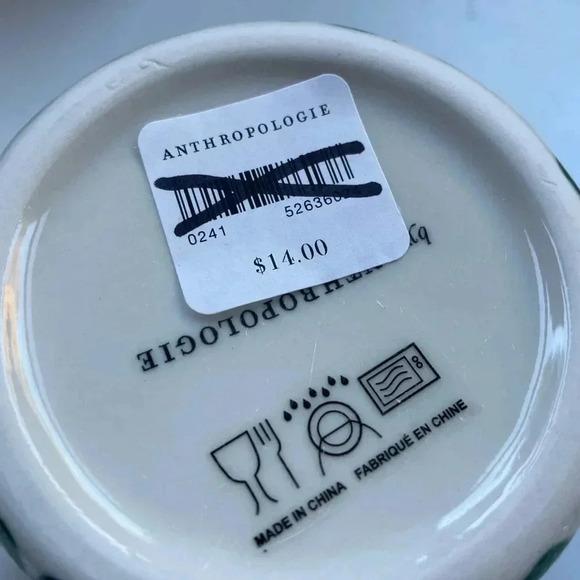 NWT Anthropologie Dawn Monogram “M” Mug - Picture 4 of 11